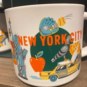 Starbucks Exclusive Discovery Series New York City Illustrated Ceramic Mug
